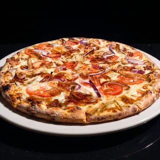 16 in Train De-Luxe Pizza